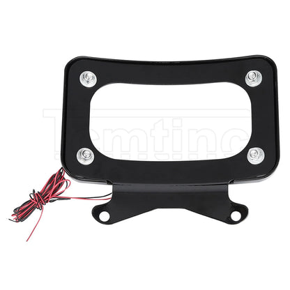 Curved License Plate Frame LED Light for Harley FLHRXS Road King (2017-2025)