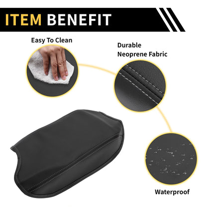 Microfiber Leather Center Console Armrest Cover for Ford Ranger