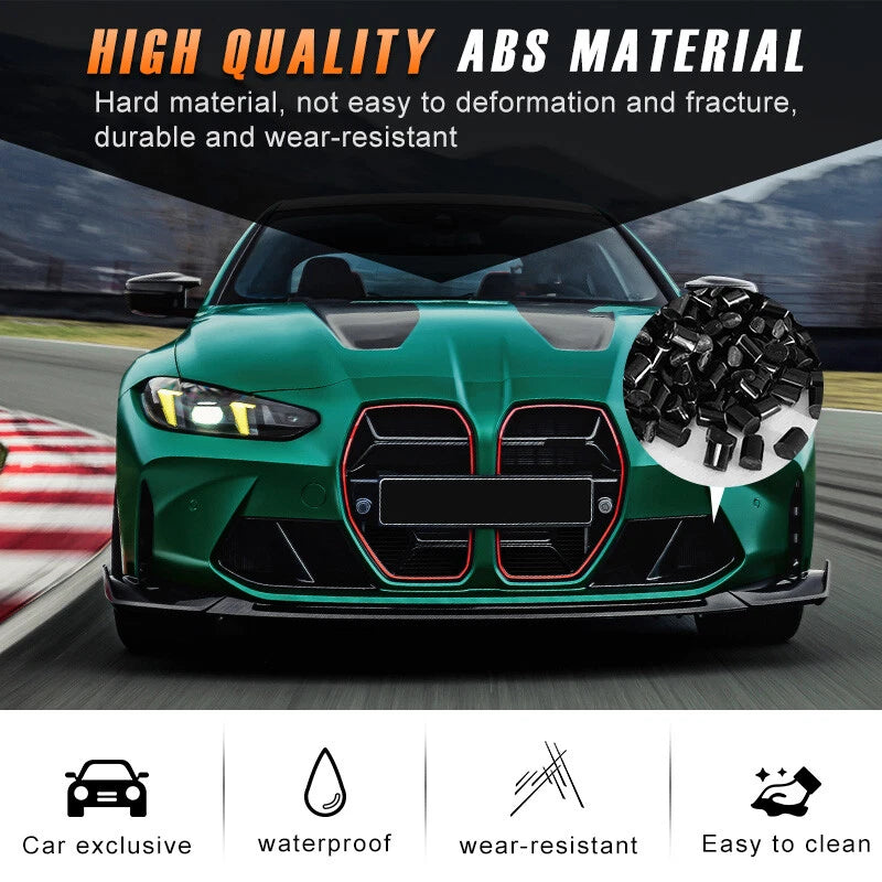 Gloss Black Front Bumper Side Air Vent Covers for BMW M3 M4 G80 G82 G83 (2021-2023)