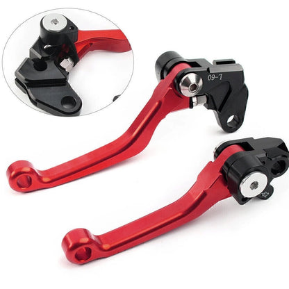 RED Pivot Brake Clutch Levers for SUZUKI RM125 RM250 RM85 (2001-2023)