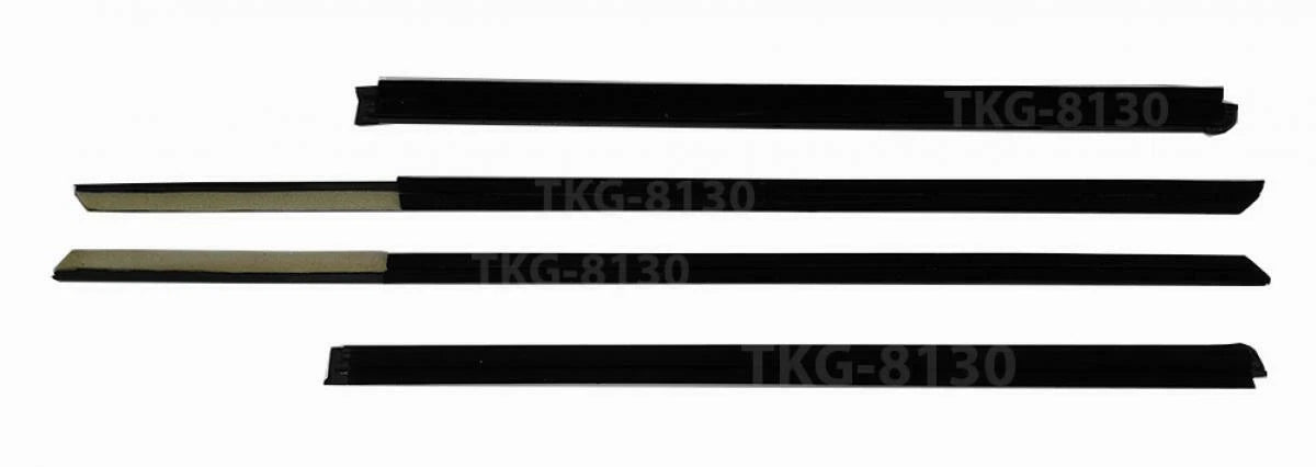 2 x Front Door Belt Weather Strips for Isuzu TFR (1989-1994)