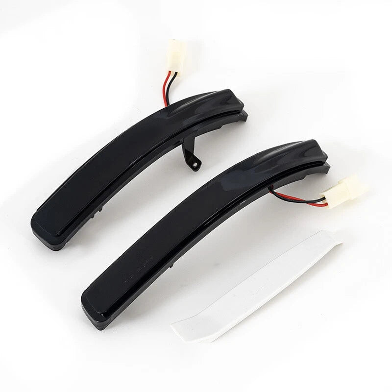 2 x Sequential LED Smoked Mirror Turn Signal Lights for Ford Explorer (2011-2019)