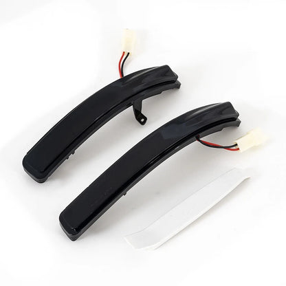 2 x Sequential LED Smoked Mirror Turn Signal Lights for Ford Explorer (2011-2019)