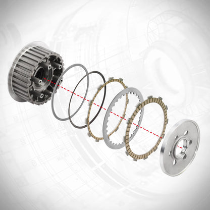 Clutch Pressure Plate & Plates Kit for Harley Road King Glide (2011-2016)