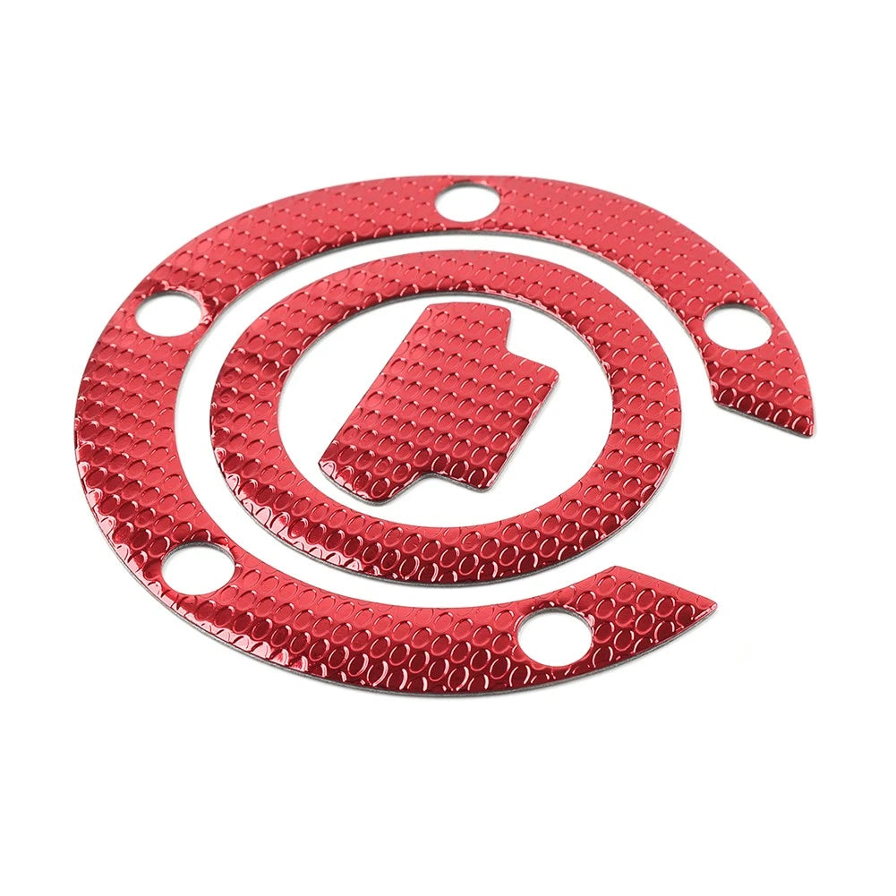 Red Gas Tank Fuel Cap Cover Protector Pad Sticker for Yamaha R1 R6 FZ1