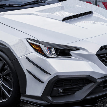 2 x Front Headlight Eyebrow Trim Covers for Subaru WRX STI (2022-2024)