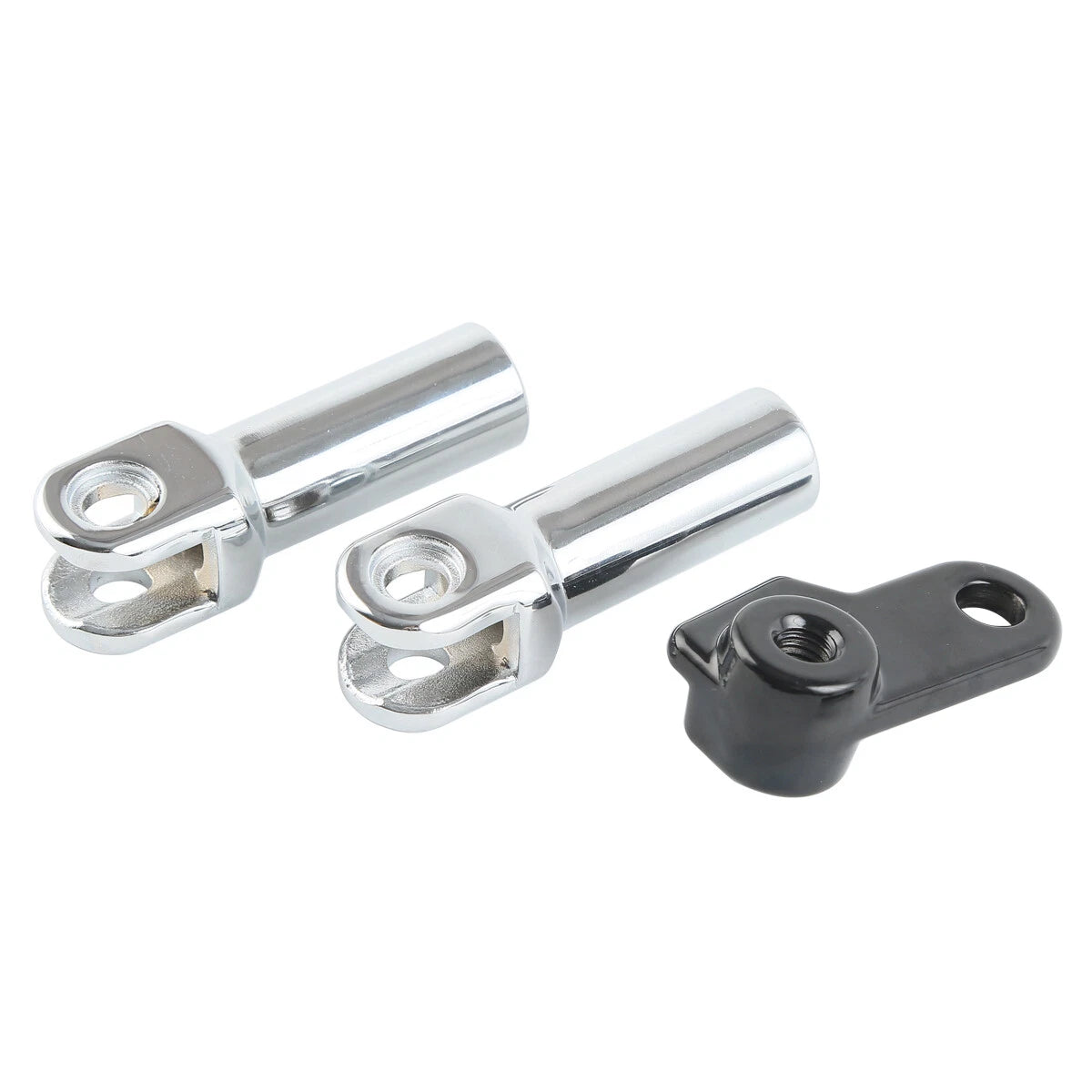 Chrome Passenger Foot Pegs Mount Clevis Kit for Harley Softail Slim (2012-2017)
