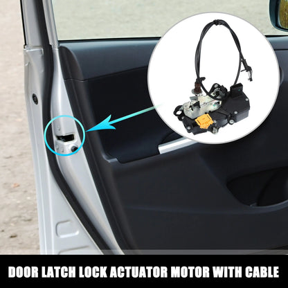 Front Left Door Lock Actuator Motor with Cable for Chevrolet Cobalt (2005-2010)