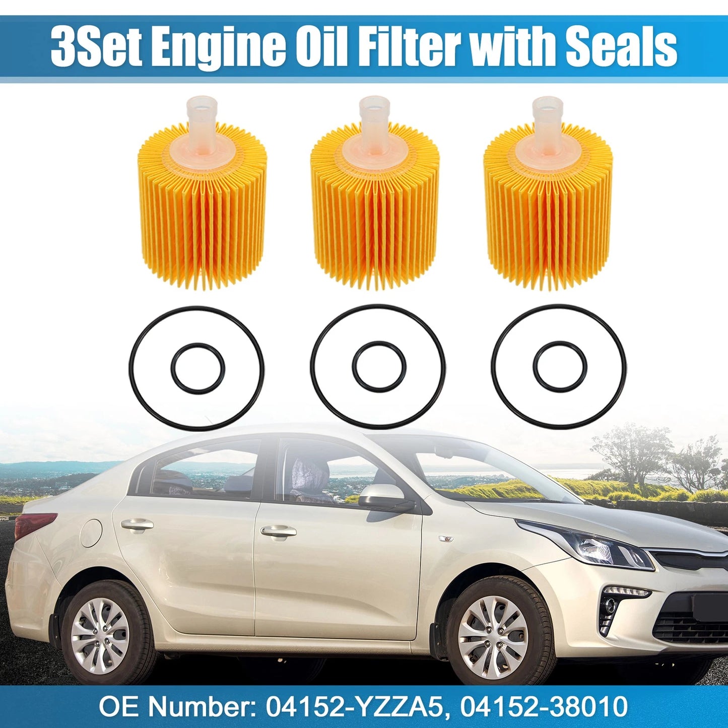 Engine Oil Filter Set for Toyota Tundra