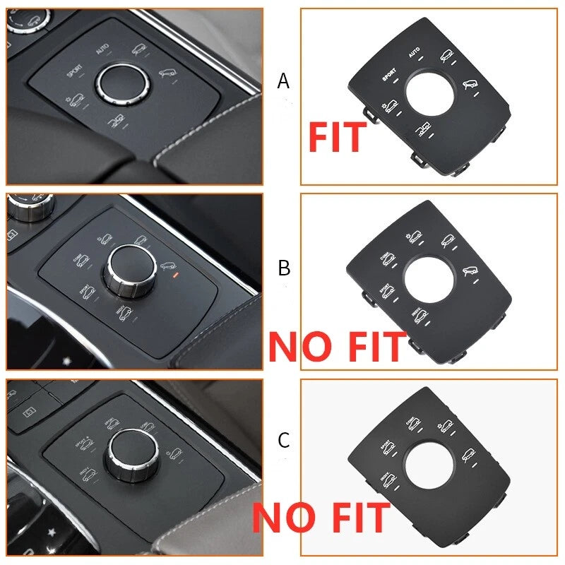 Multimedia Switch Panel Cover for Mercedes-Benz GL W166 (2012-2015)