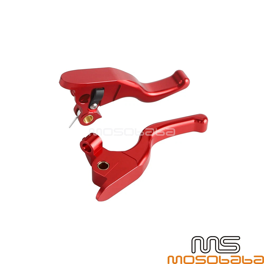 Red Hand Brake Clutch Levers for Harley Tri-Glide CVO/SE FLHTCUTG (2009-2023)