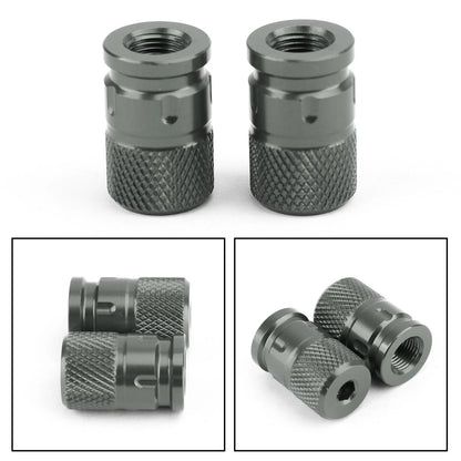 Aluminium Anti-Theft Valve Caps for Car, Auto, Motorcycle, Bike