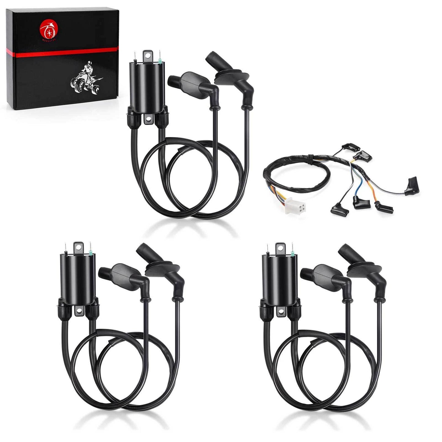 Ignition Coil & Sub-Wire for Honda Gold Wing 1500 GL1500 (1988-2000)