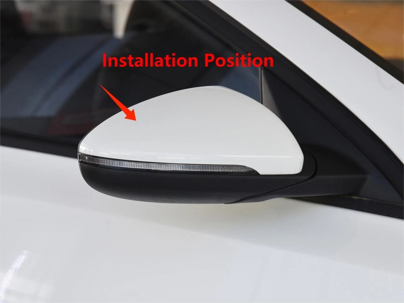 Chrome Rearview Mirror Lamp Side Lid Cover Trim for 2019-2021 Kia Forte K3 2 x