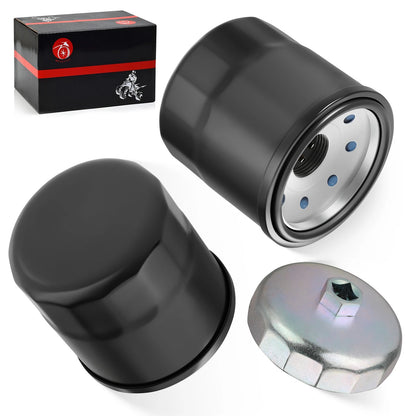 2pcs Oil Filter for Kawasaki Prairie 360 KVF360 2x4/4x4 (2003-2013)
