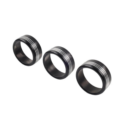 Blk AC Climate Control Knob Ring Covers for Subaru Forester XV Crosstrek WRX STi (2014-2021)