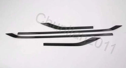 Door Sill Side Molding Cover Trim for Subaru Forester (2019-2023) 4 x Fiber