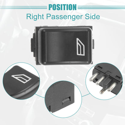 Passenger Power Window Switch for Volvo FH 12, 16, FL, FM, 10, NH, NL (85-06)