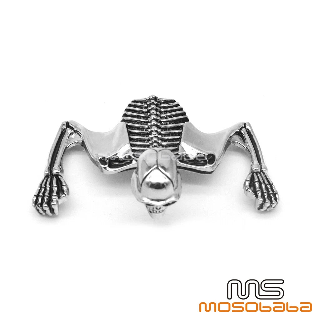7" Headlight Visor Skull Ornament Trim for Harley Motorcycle