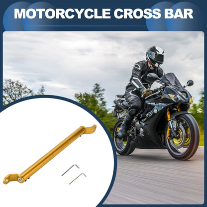 Cross Bar / 34cm / Mirror Mount Handlebar Gold Tone, 1x for Motorcycle