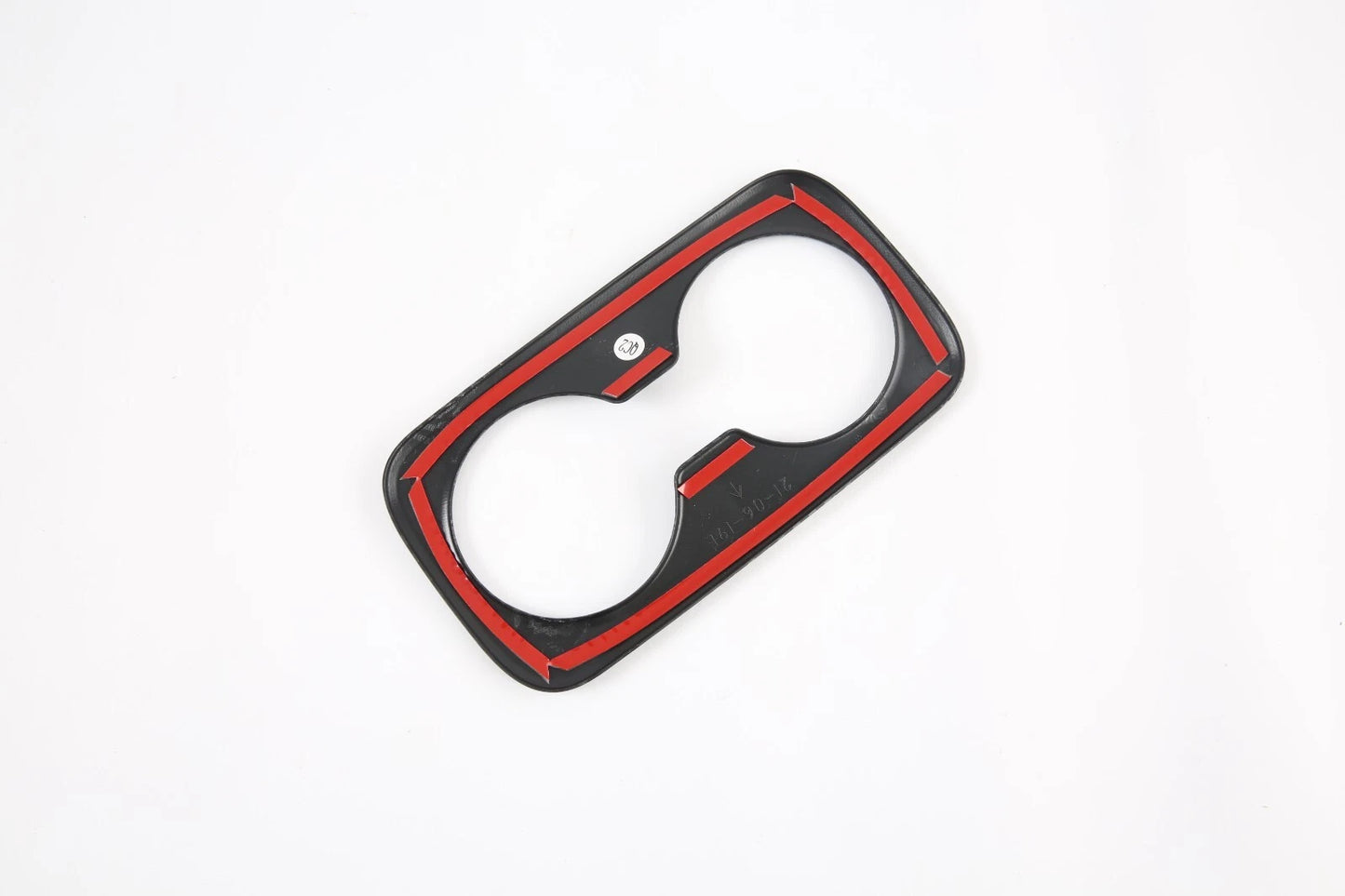 Carbon Fiber Rear Water Cup Holder Frame Cover for 2022 Hyundai Tucson