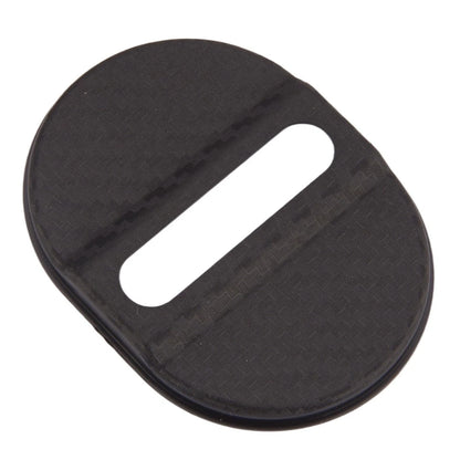 Carbon Fiber Style Car Lock Cover Trim Protector