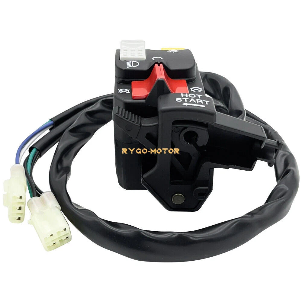 Handlebar Switch Hot Start Kill Stop Headlight for Honda TRX450R (2004–2007)