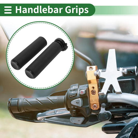 7/8" 22mm Hand Grips TPU Black for Motorcycle
