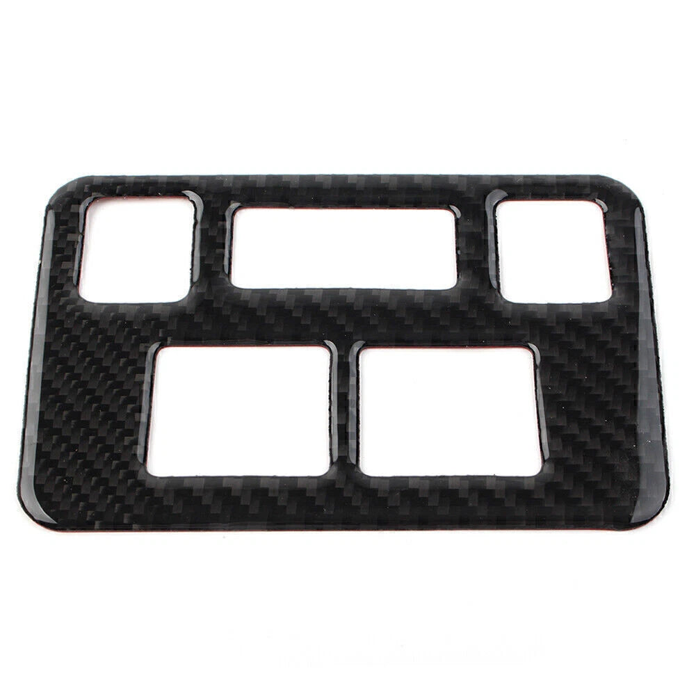 Carbon Fiber Headlight Button Frame Cover for Subaru Forester (2013-2018)