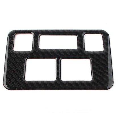 Carbon Fiber Headlight Button Frame Cover for Subaru Forester (2013-2018)