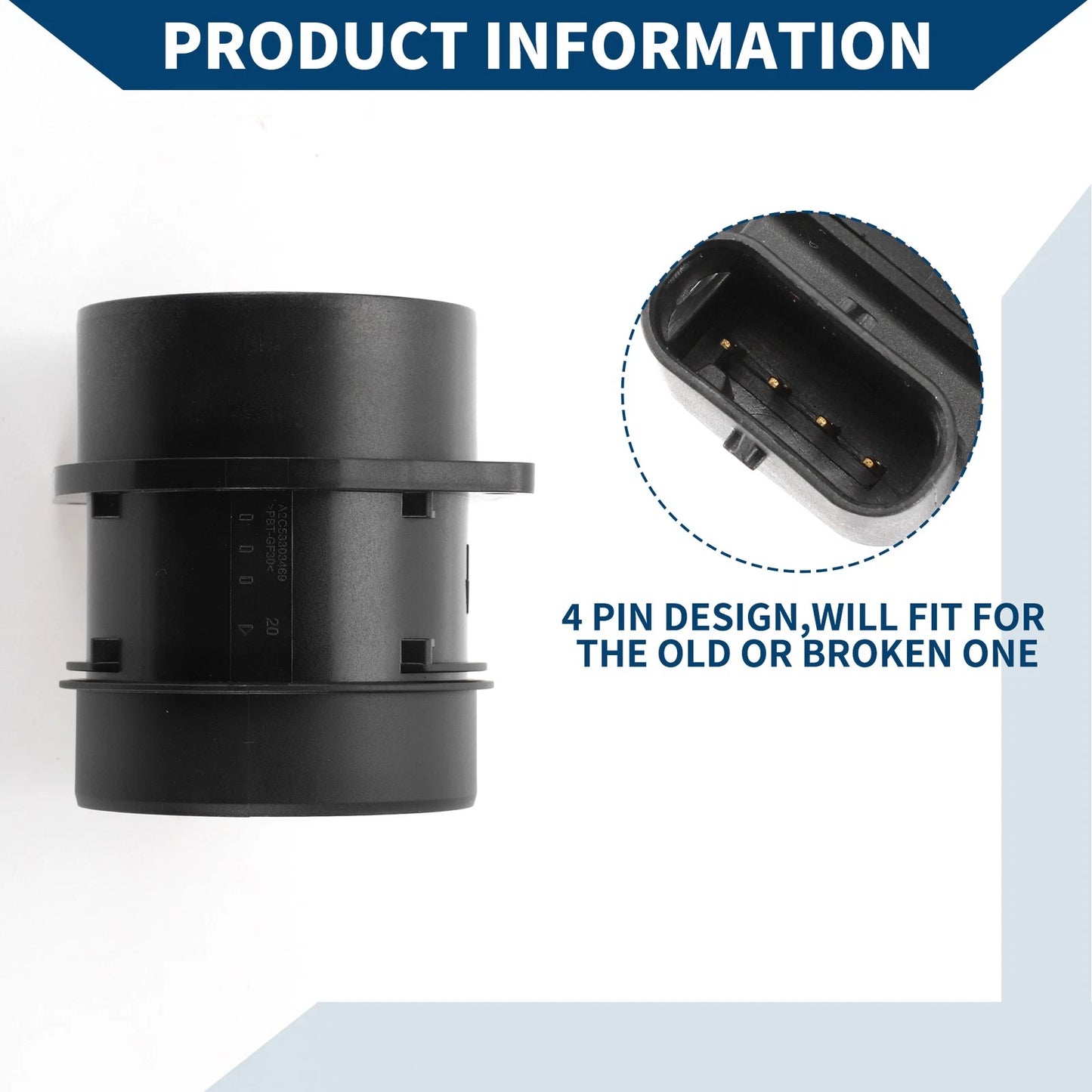 Mass Air Flow Sensor Assembly for Chrysler Dodge Jeep (2011-2019)