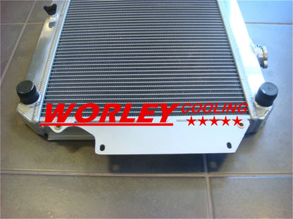 Aluminum Radiator + Black Hoses for Suzuki Sierra 1.3 SJ413 (1981-1996)