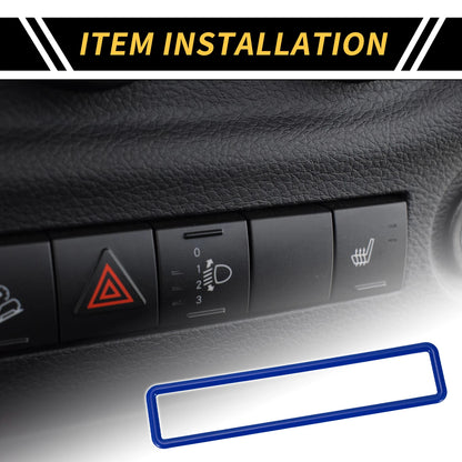 Emergency Light Switch Panel Trim for Jeep Wrangler JK (2011-2017) Blue