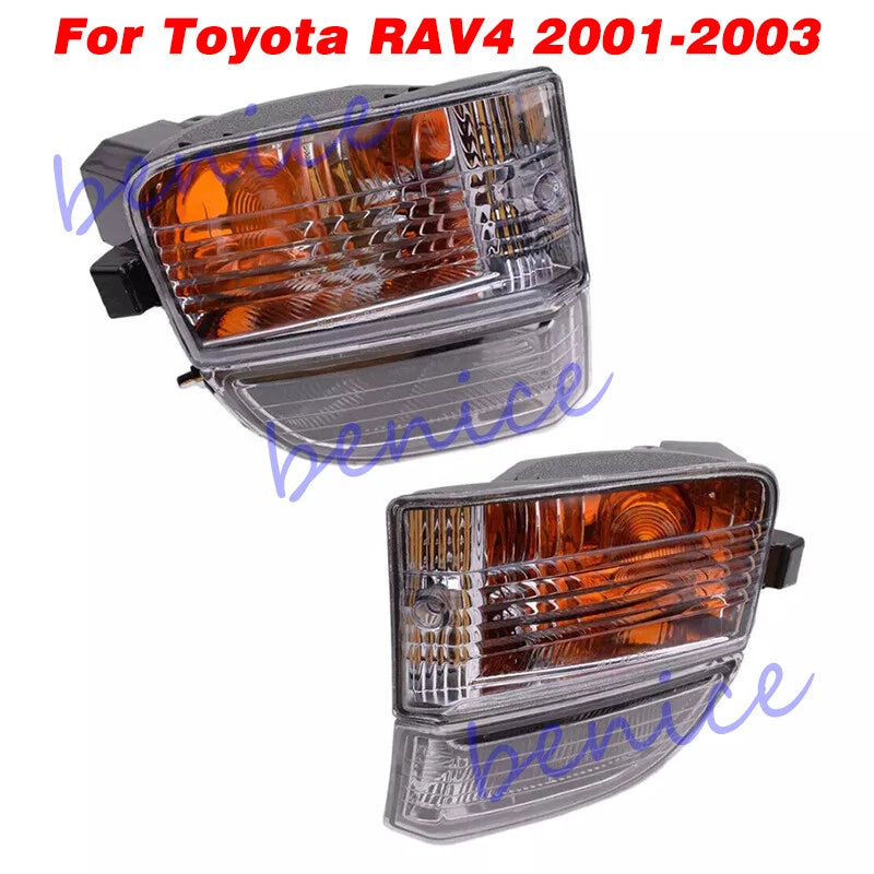 4Pcs/Set Fog Light Housing for Toyota RAV4 (2001–2003)