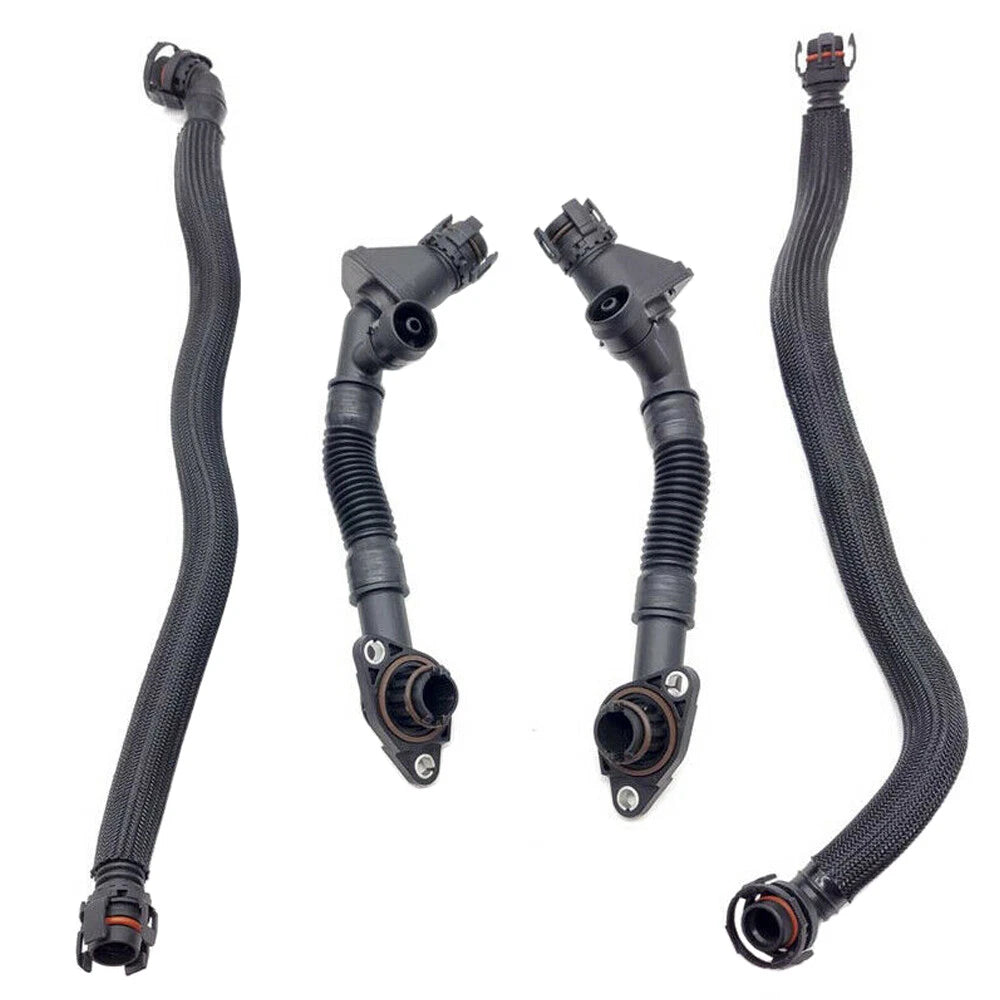 Breather Hoses 4Pcs for BMW 550i 650i 750Li X5/6 B7 (2004–2015)