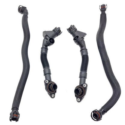 Breather Hoses 4Pcs for BMW 550i 650i 750Li X5/6 B7 (2004–2015)