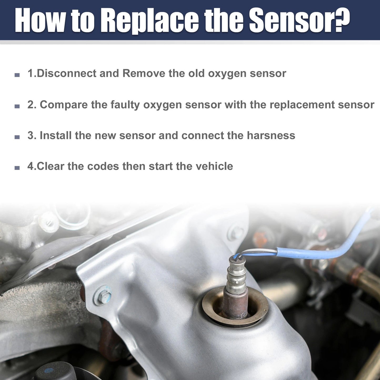 O2 Oxygen Sensor for Nissan Altima 2.5L, Infiniti (2004-2006)