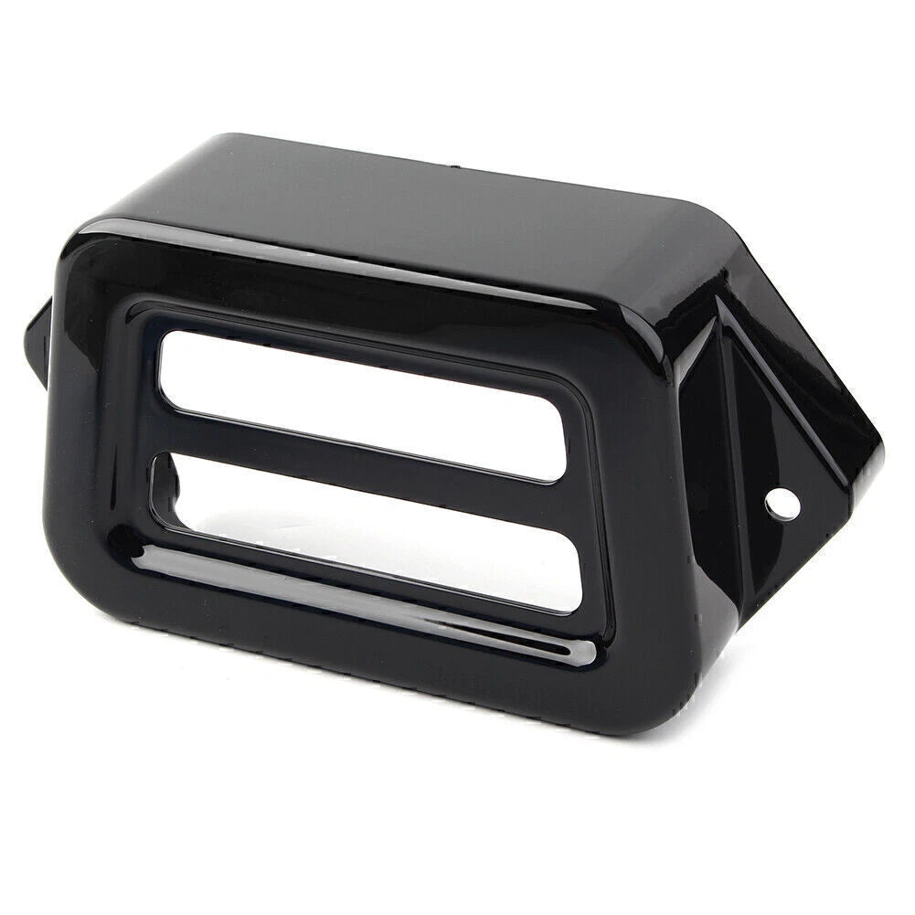 Black Voltage Regulator Cover for Harley Road Glide, Road King (1998-2008)