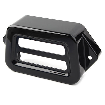 Black Voltage Regulator Cover for Harley Road Glide, Road King (1998-2008)