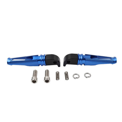 Rear Foot Pegs Passenger Blue for Yamaha R3 R15 R25 MT-03 MT-07 MT-09 XSR700 (2015-2023)