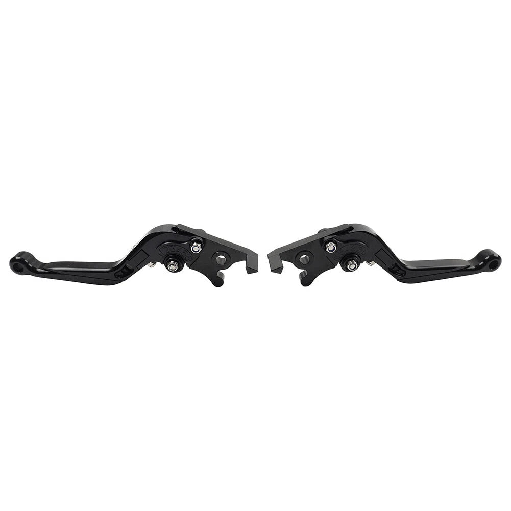 Black Extendable Brake Clutch Levers for Kawasaki Ninja 650R ER6F ER6N (2006-2018)
