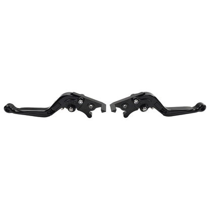 Black Extendable Brake Clutch Levers for Kawasaki Ninja 650R ER6F ER6N (2006-2018)