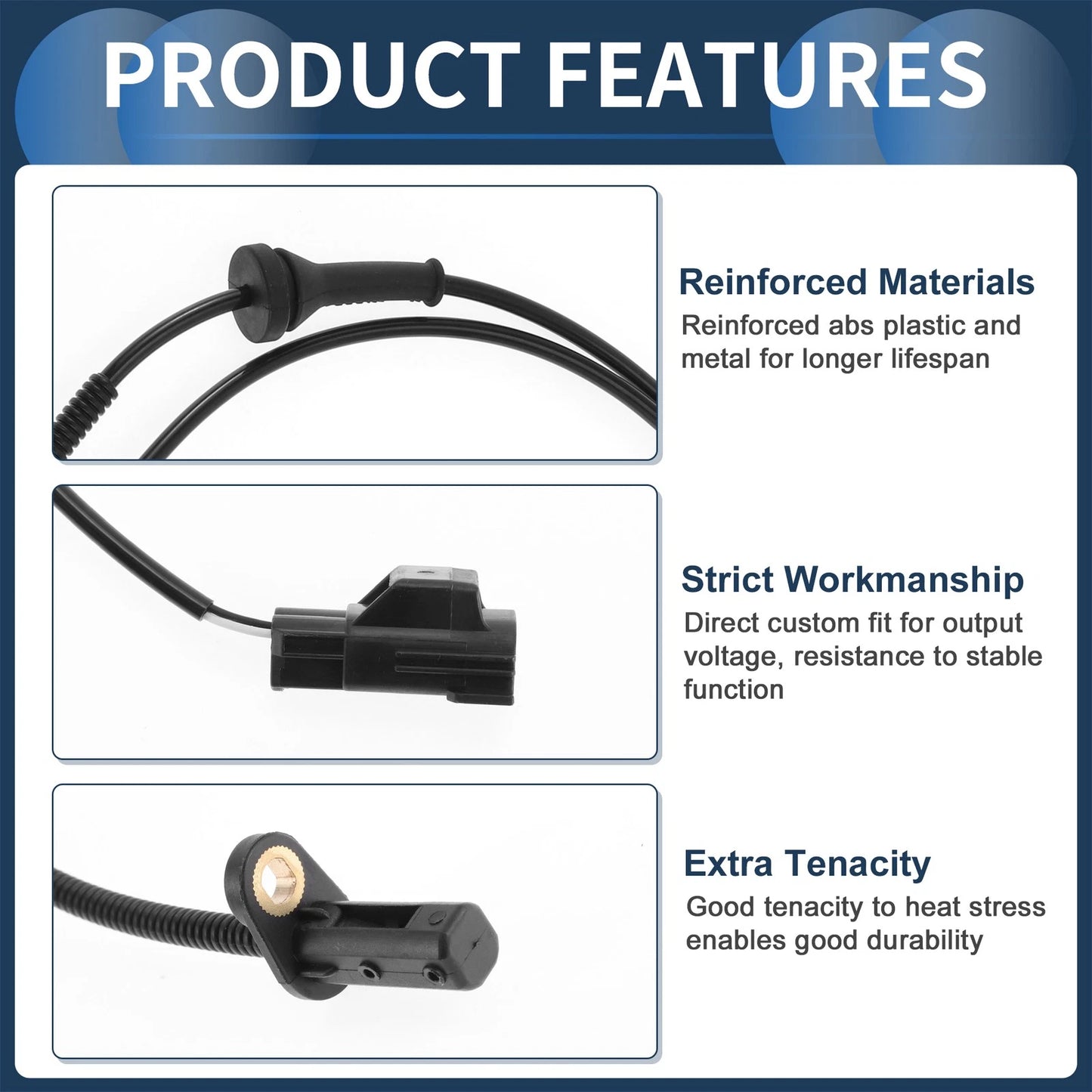 ABS Wheel Speed Sensor for Volvo XC90 (2003-2014) Front Right