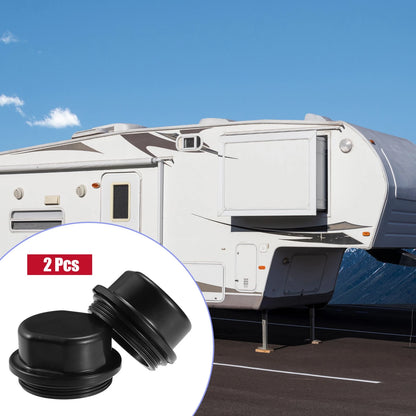2 x Car Hub Dust Cover for Dexter Vortex Marine Durable Plastic Black