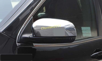 Chrome Side Mirror Covers for Jeep Compass (2017-2021) (2 pcs)