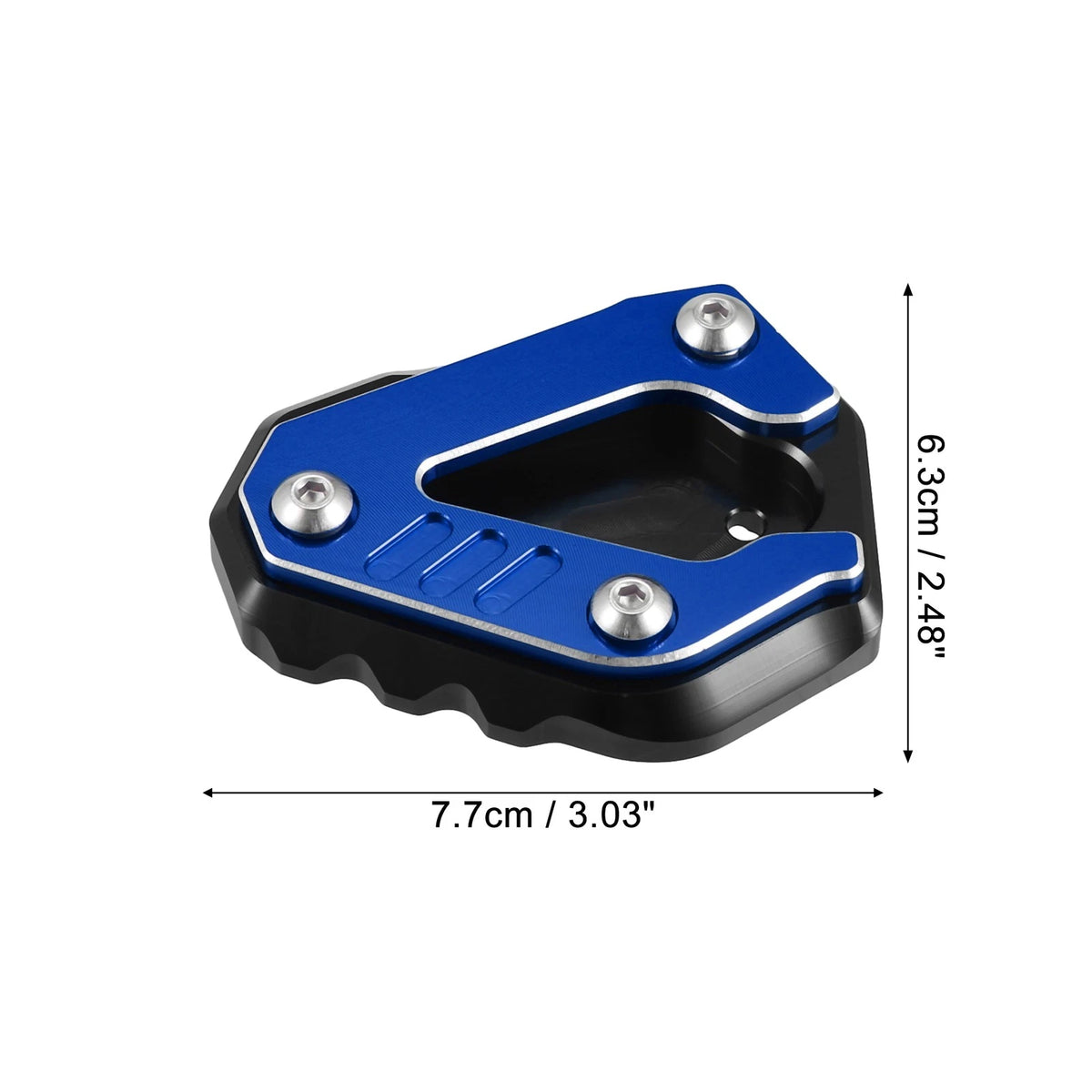 Set Aluminum Alloy Kickstand Pad for BMW S1000RR Blue (2019-2023)