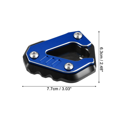 Set Aluminum Alloy Kickstand Pad for BMW S1000RR Blue (2019-2023)