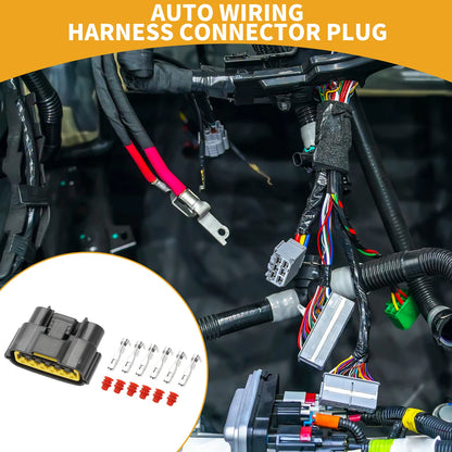 6 Pin Auto Wiring Harness Connector Plug for Nissan