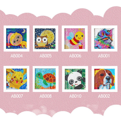 5D Cartoon Easy Diamond Painting Kit for Kids Fun
