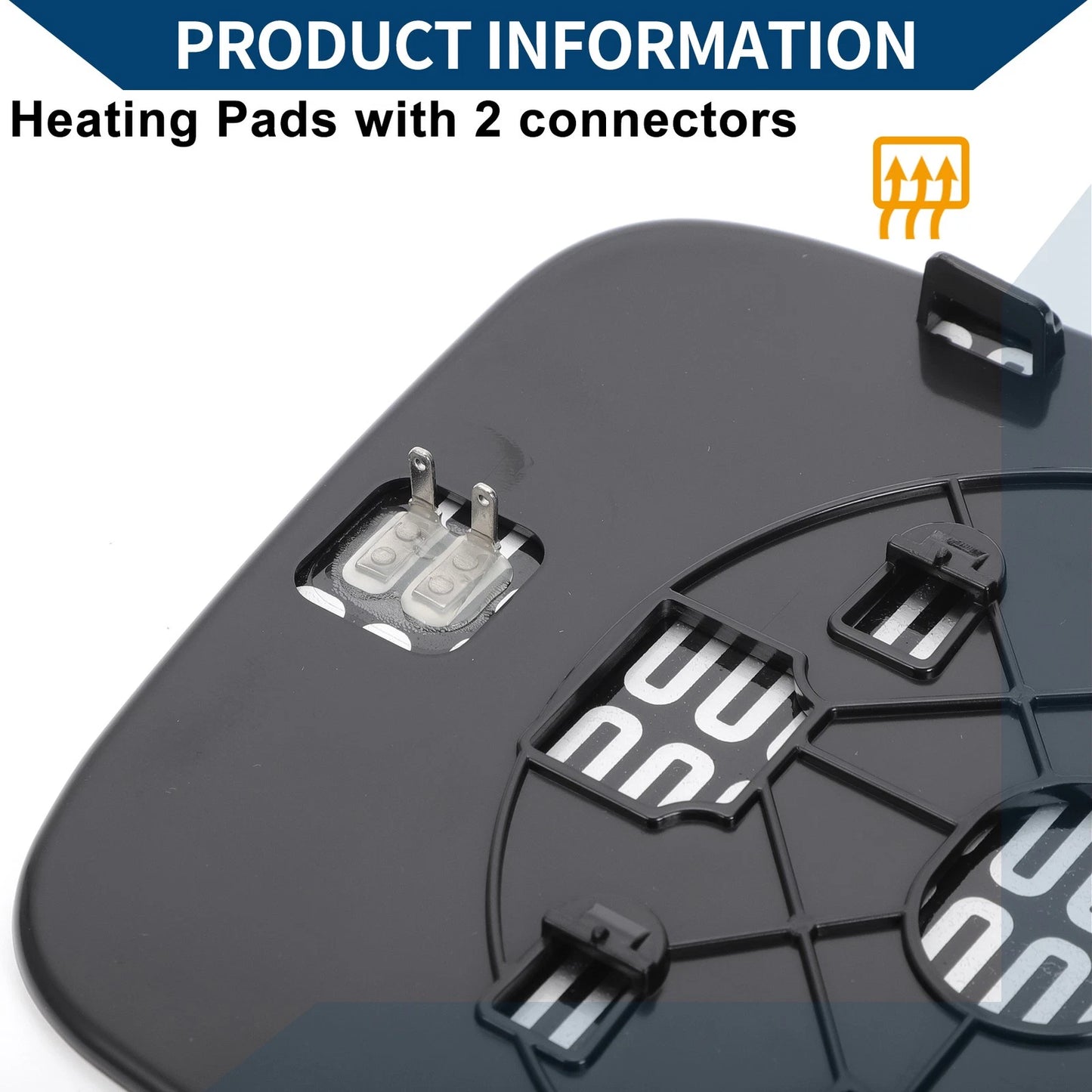Heated Left Side Mirror Glass for Honda Pilot (2003-2008)